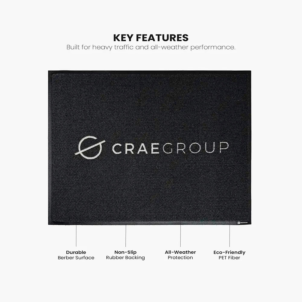 Χαλάκι Εξωτερικού Χώρου με Λογότυπο για Επιχειρήσεις 